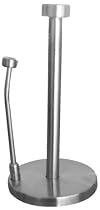Steeltek 18/8 Brushed Stainless Steel Paper Towel Holder with Spring