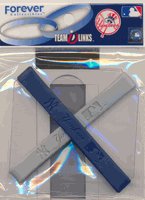 Click here to buy New York Yankees Team Links Interlinked 2 Pack Rubber Bracelets Wristbands.