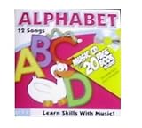 ALPHABET, 12 Songs, Learn Skills With Music! Music CD, 20 Page book included.