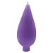 Purple Teardrop Votive Candle - Medium - 4.5