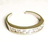 14k Channel-set Cubic Zirconia CZ Eternity Toe Ring