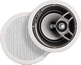 Polk Audio TC80i Round 2-Way 8-Inch In-Ceiling Loudspeaker (Single, White)