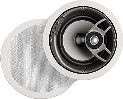 Polk Audio TC80i Round 2-Way 8-Inch In-Ceiling Loudspeaker (Single, White)