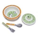 Furry Friends Covered Bowl Gift Set By O.R.E