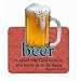 Mug of Beer Die-Cut Wit & Wisdom Magnet