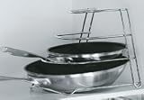 Chrome Fry Pan Rack