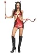 2PC Wicked Red Devil Sexy Holiday Party Costume