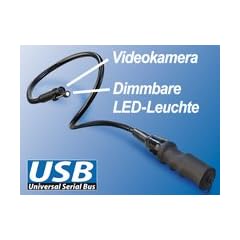 Somikon USB-Endoskop-Kamera VGA mit Schwanenhals "Snake Scope"
