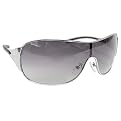 Adi Designs Unilens Wrap Fashion Sunglasses - Silver