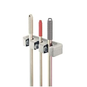 <b>Magic Mop and Broom Holder - 3 Slot</b>