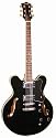Arbor Semi-Hollow Body Jazz/Rock Electric Guitar - Black