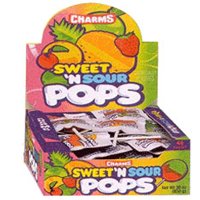 Charms Sweet And Sour Pops - 48 Lollipops Box by CHARMS