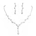 Clearbridal Women's Wedding Jewelery Sets Fashion Bride Earrings & Pendant Necklace 15049