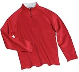 NEW Sport-Tek - 1/4 Zip Sport-Wick Fleece Red/Silver-2XL