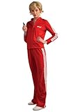 Rubie's Costume Co Women's Glee Sue's Red Track Suit Teen Costume, Standard Color, One Size