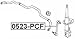 Front Stabilizer Link/Sway Bar Link Febest 0523-PCF Oem B26R-34-170