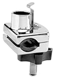 Perko 1302 Clamp On Flag Pole Socket For Round Rail 3/4 To 1 - Size 2'' X 1 3/4''