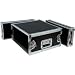 Musicians Gear Rack Flight Case, 4 Space Black