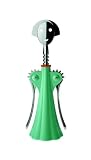 A di Alessi ""ANNA G"" Korkenzieher aus thermoplastischem Harz, gr&uuml;n und verchromtem Zamak