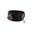 3RCA (Component Video) Male to Male Cable: 6 ft - by Abacus24-7