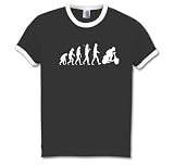 scooter II - vélomoteur II - l'évolution design Ringer-T-Shirt