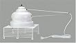 FeatherBrite White Capitol Universal Light