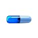 A di Alessi Up-Pill Cotton Pad Dispenser, Blue (ASG32 AZ)
