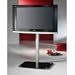 VCM Alina LCD-Standfuß Aluminium Schwarzglas
