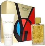 Cinema by Yves Saint Laurent for Women 2 Piece Set Includes: 1.6 oz Eau de Parfum Spray + 3.3 oz Velvety Body Lotion