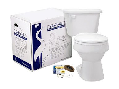 31R3DjouxgL. SL500  Crane Plumbing 3755 ToiletToGo Metro Complete Replacement Toilet