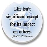 Jackie Robinson Quotable Gem Car Coaster