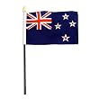 New Zealand Flag 4 x 6 inch