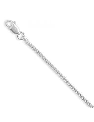 MMA Silver - 24 inch 045 French Wheat Chain Necklace