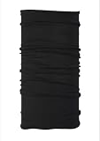 Hugger Mugger Buff Headwear, Buff Black, One Size