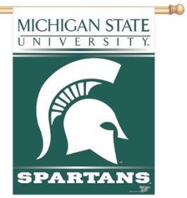 Michigan State Spartans 27x37 Banner