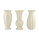 Classic Lenox Carved Bud Vases S/3