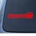 RICE ROCKET - Car, Truck, Notebook, Vinyl Decal Sticker #1291 | Vinyl Color: Red