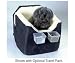 Snoozer Lookout I Pet Booster Car Seat : Color BLACK QUILLT : Optional Travel Pack NO TRAVEL PACK : Size SMALL