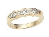 0.50 cts Baguette Diamonds Band - Platinum, 14kt White or Yellow Gold