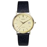 Geneve 14K Solid Gold Mens Strap Watch - OGW154 by Geneve