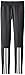 adidas Girls' Big 3 Strip Block Tight, Black/White, Large