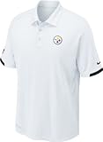 Pittsburgh Steelers White Nike 2012 Sideline Dri-Fit Practice Polo Shirt