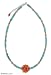 Carnelian beaded necklace, 'Fusion' 0.8" W 17.7" L