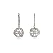 Eve's Addiction Sparkling Diamond CZ Glam Drop Sterling Silver Earrings