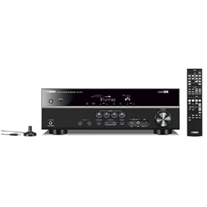 Yamaha RX-V373 5.1 Kanal AV-Receiver (3D, HDMI, Upscaler 1080p, 100 Watt, USB 2.0) schwarz