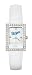 Los Angeles Dodgers Ladies Allure Watch White Leather Strap