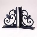 Iron Scroll Bookends Pair - NOW 20% Off