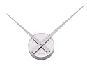 Present Time Karlsson wall clock Little big time mini silver diameter 38cm