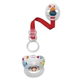 31R3ncm03LL. SL160  Nuk disney silicone pacifier size 2 and pacifier clip