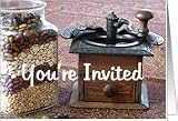 Coffee Grinder, Invitation Card